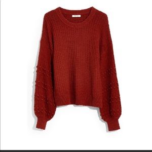 Madewell Bobble Sleeve Sweater